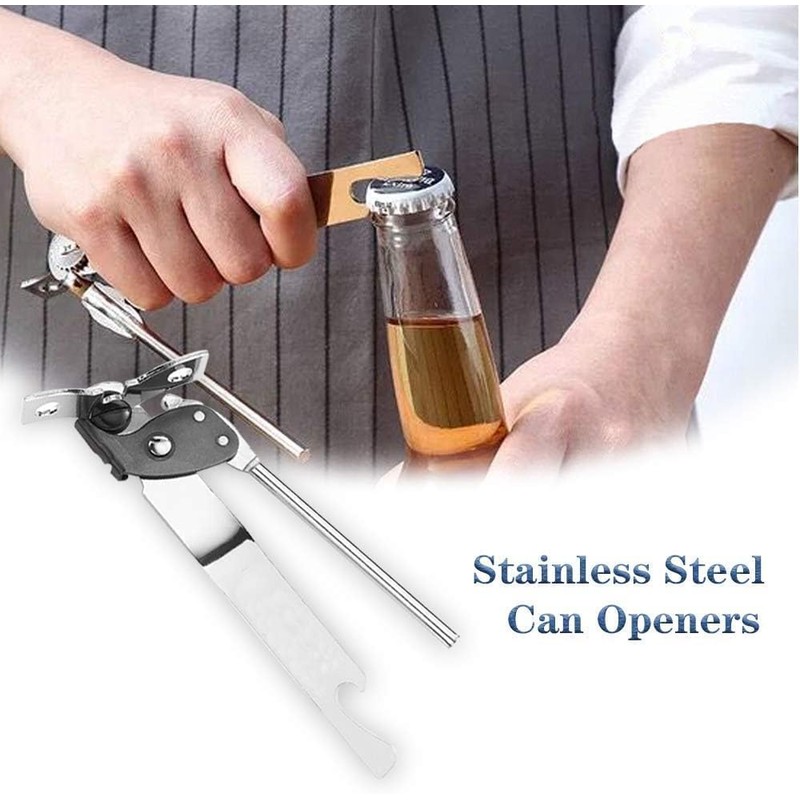 Butterfly Can Opener, Stainless Steel Tin Opener, Portable Manual Jar
