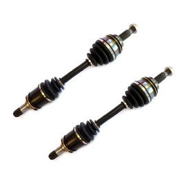 DTA TO22002200 front Left Right Pair - 2 New CV Axles Compatible with 4WD FJ Cruiser; 2005-2020 4WD Tacoma; 2003-2018 4WD 4Runner; GX460, GX470
