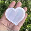 Heart Mold for Resin -Resin Mold - Shiny Silicone Mold