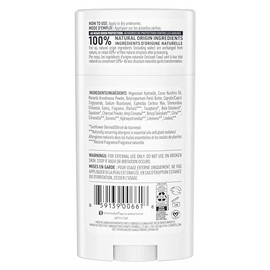 Schmidt's Schmidt's Aluminum-Free Vegan Deodorant Charcoal & Magnesium with 48 Hour Odor Protection, 2 Count for Women and Men, Natural Ingredients, Cruelty-Free, 2.65 oz, Pack of 2