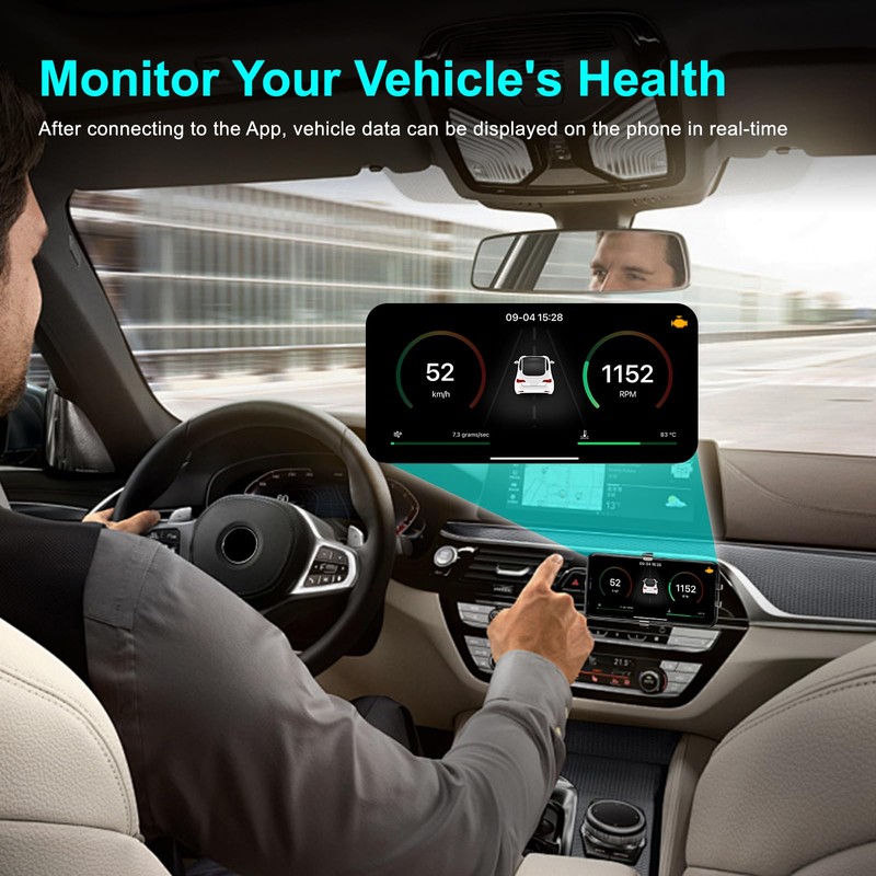 OBD2 Scanner Reader Bluetooth - Clear/Reset Vehicle Engine Error Code