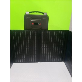 Combo Model 100W Portable Power Station with 40W Solar Panel kit. R100 Solar.New