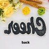 7.0 inches Cheer Chenille Letter Patch, Iron on Letters for