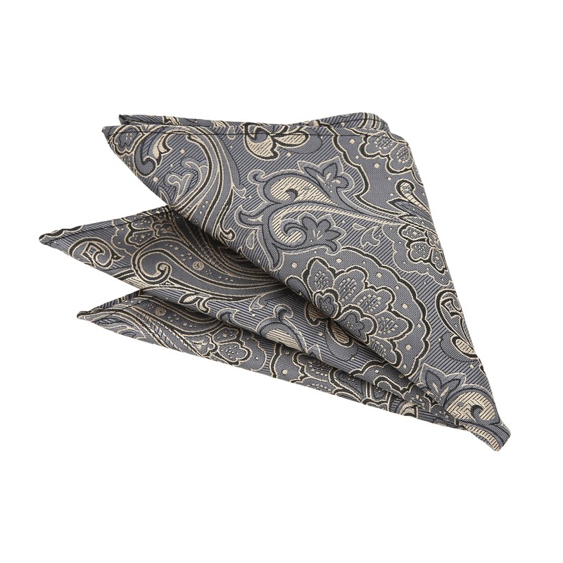 6pcs Paisley Ties Set Casual Business Style Polyester Yarn Paisley