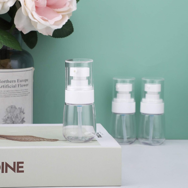 3 Piece 30ml Dispenser Bottle Set for Essence Shampoo Conditioner,