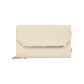 Tamaris Clutch TAS Amalia 30451 Women's Handbags Plain, Cream 470, Elegant