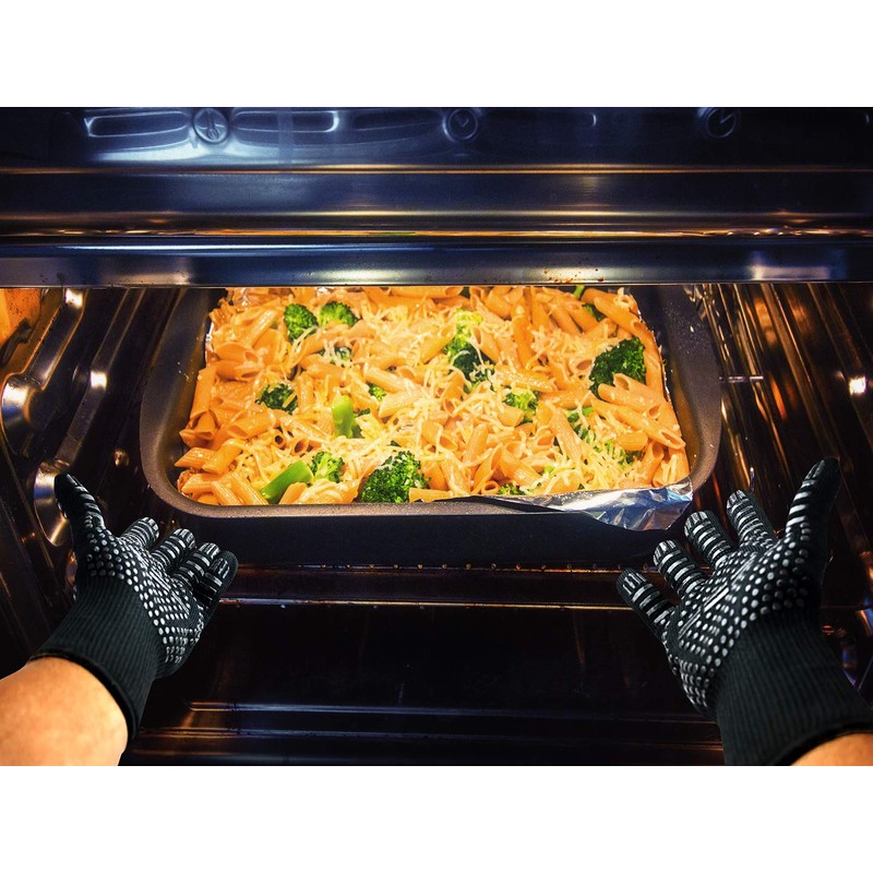 PRECORN BBQ Grill Gloves Universal Size Heat Resistant up to