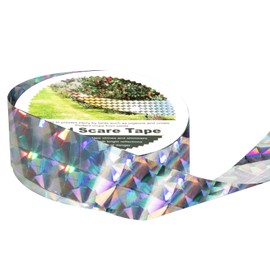 OFFO Bird Reflective Tape, 430 Feet x 1 Inch Dual-Sided Bird Reflective Tape Outdoor for Garden, Farm, Orchard or Courtyard