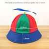 HREDZEO Propeller Hat,Helicopter Propeller Beanie Detachable Propeller Dragonfly Baseball Cap
