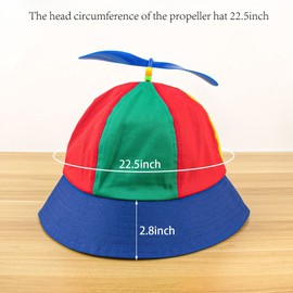 HREDZEO Propeller Hat,Helicopter Propeller Beanie Detachable Propeller Dragonfly Baseball Cap for Adult Kids Propeller Hat Helicopter Fisherman Hats