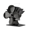 VOYTO Small 183mm Mini 4 Blade Heat Powered Stove Fan-