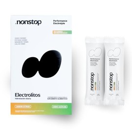 nonstop Electrolitos en Polvo Sin Azcar Keto  Caja 8 Sobres Citrus  Sin Azcar Aadida, Compatible con Keto, 1000mg Sodio, 250mg Potasio, 100mg...      