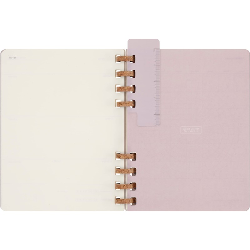 Moleskine Undated Spiral Planner, 12M, Extra Large, Crush Grape, Hard