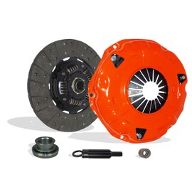 Clutch Kit Compatible With Trucks Sierra Yukon Jimmy Cheyenne Silverado WT Beauville Van Sportvan Hi-Cube Rally 1985-1991 4.3L V6 GAS OHV Naturally Aspirated (11 inch. Clutch; Stage 1; 04-089R)