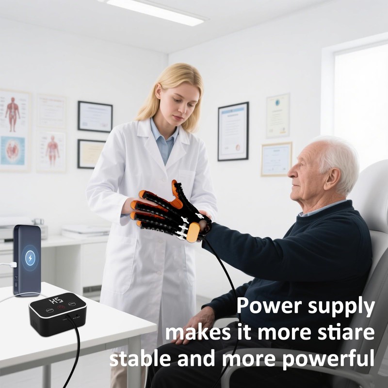 JBMBHC Finger and Hand Function Workout Recovery Device, Robotic Rehabilitative