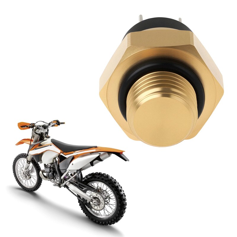 eMagTech Motorcycle 2-Pin Radiator Fan Switch Sensor M14 x 1.5