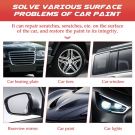 All Cars Magic Pen For Car Scratches, Magic Car Scratch Removal Pen, Car Paint Scratch Remover Pen, Weatherproof Touch Up Paint Pen for Cars, Trucks (3PCS)