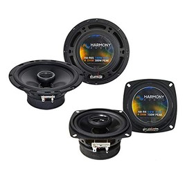 Harmony Audio R4 R69 Factory Speaker Replacement Upgrade Package Compatible with Chevy Corvette 1990 1991 1992 1993 1994 1995 1996