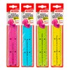 Flexible Ruler 20cm Starplast 4 Colours Heavy Duty Numbers Yellow