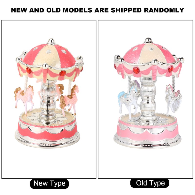 Novelty LED Merry GO Round Music Box Carousel Musical Box