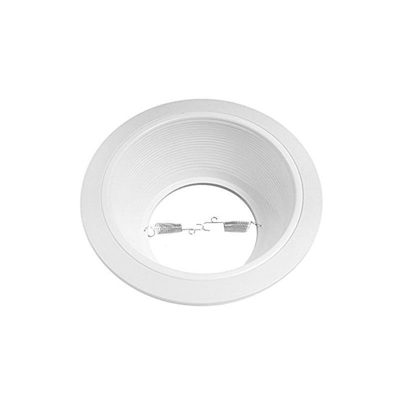 12 Pack - 6" Inch White Baffle Recessed Can Light
