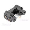 RI Black 2" Riser 1" Handlebar Clamp For Harley Softail