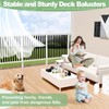 TOCRETOARE 50 Pack 36" Aluminum Deck Balusters, Balusters for Deck