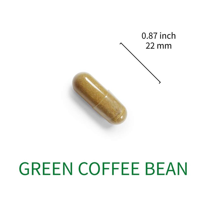 LOVITA グリーンコーヒーエキス1600mg | 50％クロロゲン酸を含む4：1抽出物 | 60ベジタリアンカプセル（2ヶ月分）
