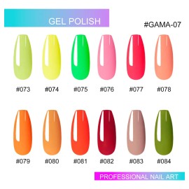 Gama De 12 Geles Semipermanente Esmalte Obp - Elegir Gamas