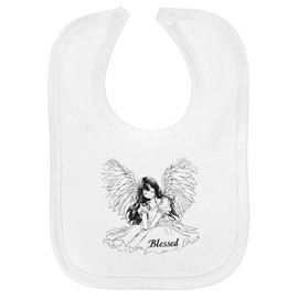 'Blessed Angel' Soft Cotton Baby Bib (BI00060087)