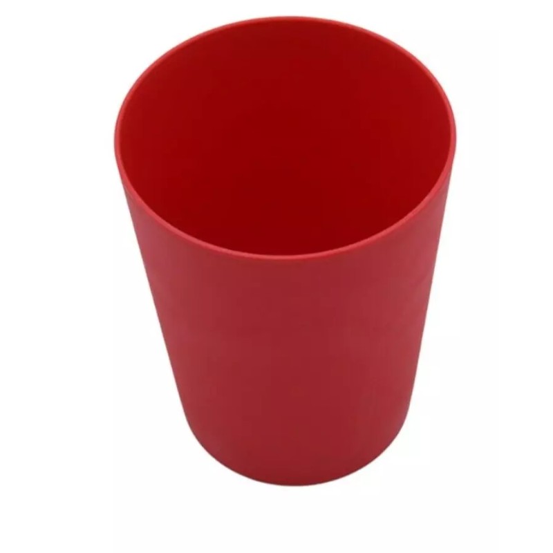 Mainstays new Mainstays 18 oz plastic tumbler red Microwave and