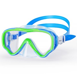 VegoVia Kids Swim Goggles with Nose Cover 6-14, Kids Pool Goggles for Swimming 8-14 4-7 Girls Boys Youth 8-12, Anti Fog No Leak UV Protection HD Clear Swim Glasses Underwater Diving Mask Wide View