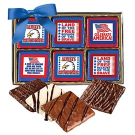 Celebrate America - Chocolate Covered Graham Crackers - 12 piece