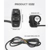 Motorcycle Turn Signal Switch,Car Accessories 3 in 1 Motorcycle Handlebar