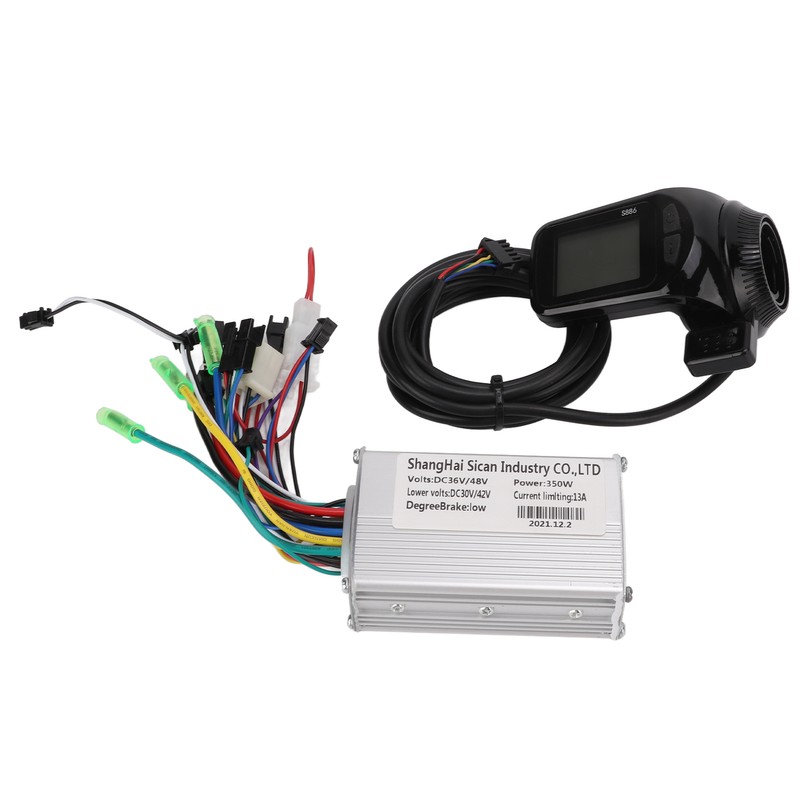 36/48V 350W Brushless Motor Controller with LCD Display Panel for