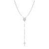 Manfnee Rosary Necklace for men and women Medal & Cross