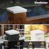 Siedinlar 4x4 Pyramid Post Caps Waterproof Outdoor Post Cover, Fits