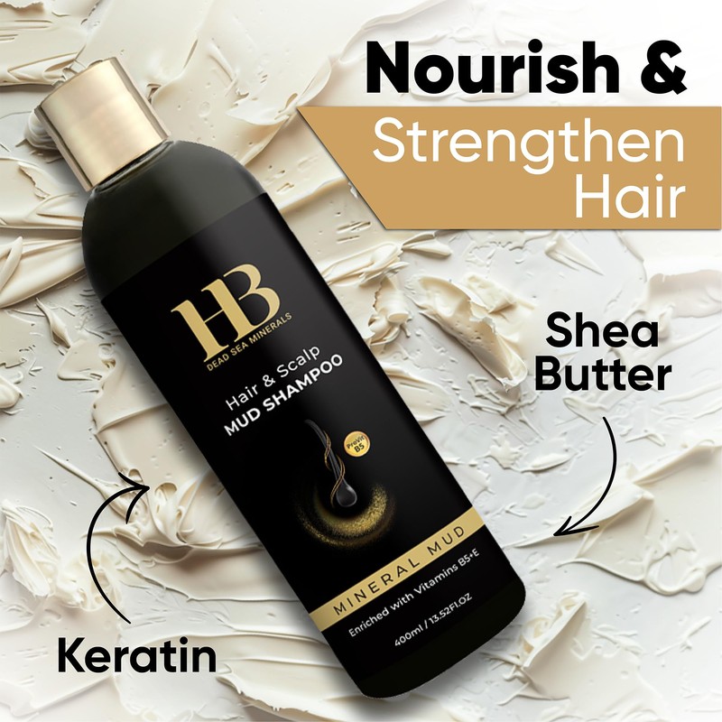 HB Dead Sea Minerals Shampoo Mud 400 ml