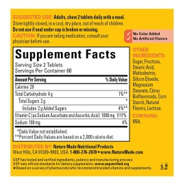 Vitamina Apoyo Inmunologico 120 Masticables Sabor Naranja