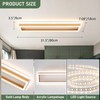 Vloitgol Dimmable Led Ceiling Light with Remote Control 31.5in Modern
