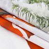 LB Cute Snowman Christmas Shower Curtain Decor, Winter Nature Landscape
