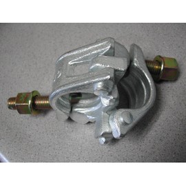 6 UK Forged Galvanized Right Angle Clamps aka Rigid Clamps Cheeseborough Clamps (6)