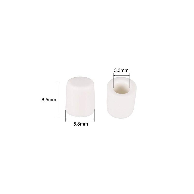uxcell 20pcs Tactile Push Button Switch Caps 3.3mm Hole Dia