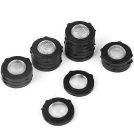 20 Pcs Hose Filter Washers, Garden Hose Filter Gasket Ruber Washers with Stainless Steel Screen, Fittings for 3/4'' Garden Hose Connector & 5/8" Washing Machine