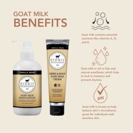 Dionis Goat Milk Skincare Vanilla Bean 8.5 Oz Loción Corpora                                                                                          