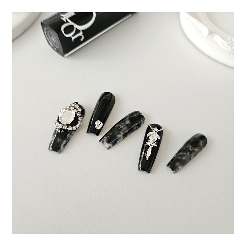 Queener Handmade Nail Tips - Long Square / 퀴너 수제네일팁