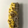 Sage Smudge Stick 4" (White Sage and Yellow Sinuata 4")