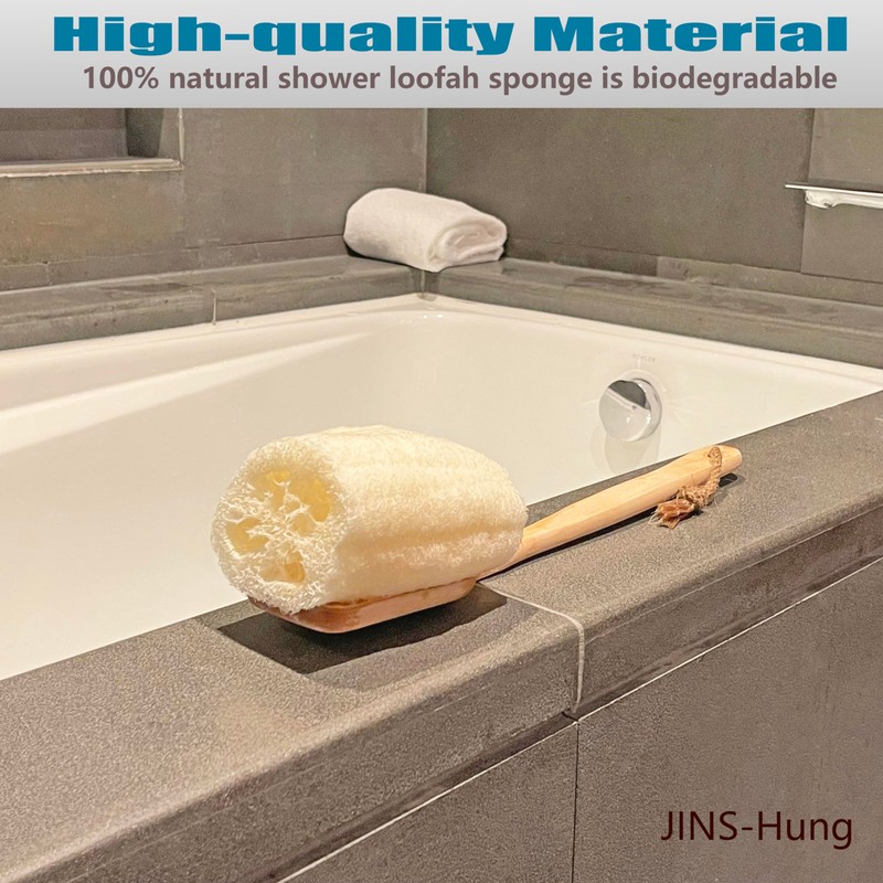 Natural Loofah Exfoliating Bath Brush - Body luffa loofa Sponge