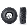 CNszlan 4PCS 2.2'' Beadlock Wheels Mud Terrain Tires for 1/10