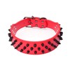 Yiwong Bullet Nail Rivet Leather Dog Collar Studded Leather Medium